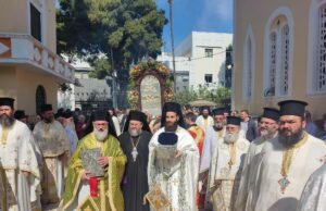 Η εορτή και λιτανεία της Αναλήψεως στην Παραλία Καλαμάτας